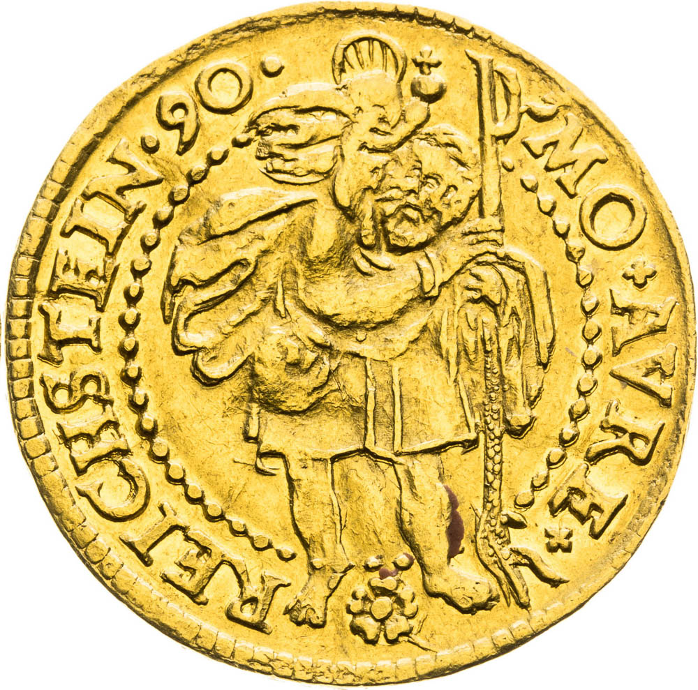 Ducat 1590 - back