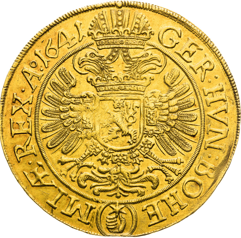 10 Ducats 1641 - back