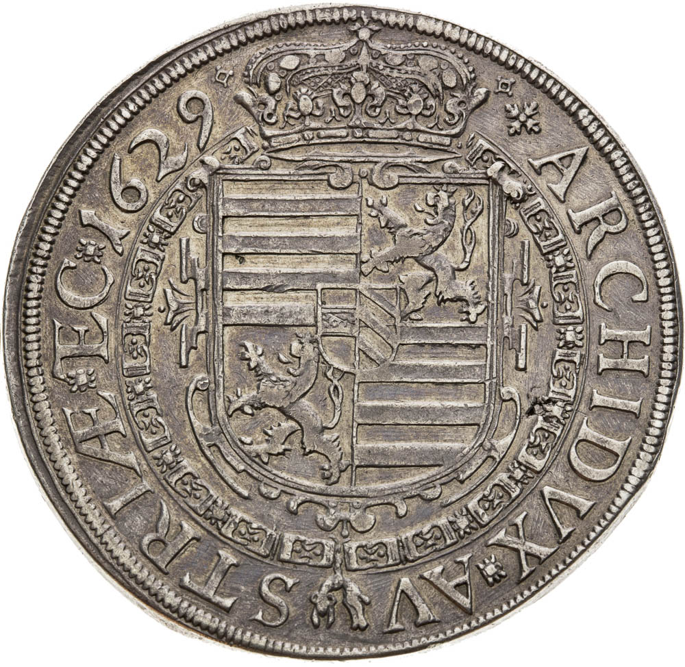 Thaler 1629 - back