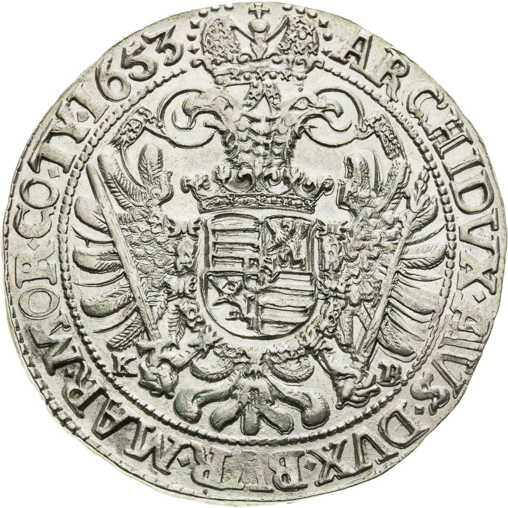Thaler 1653 - back