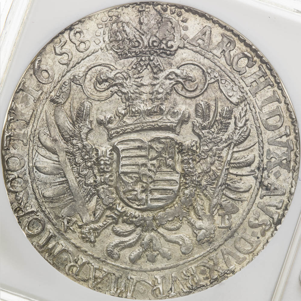 Thaler 1658 - back