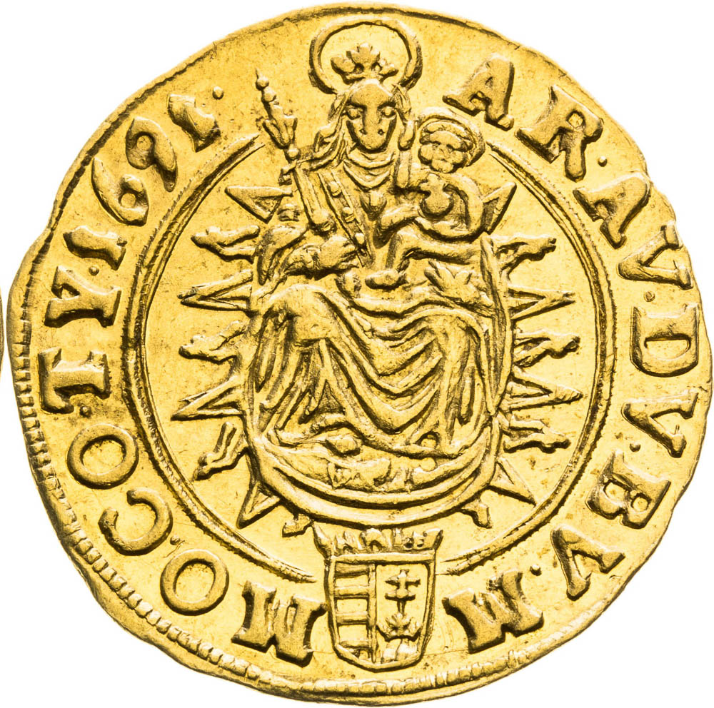 Ducat 1691 - back