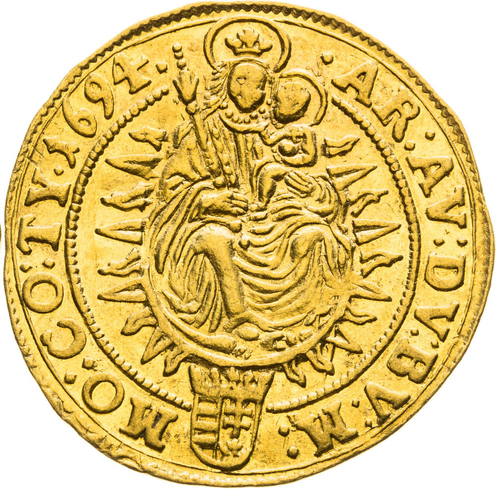Ducat 1694 - back
