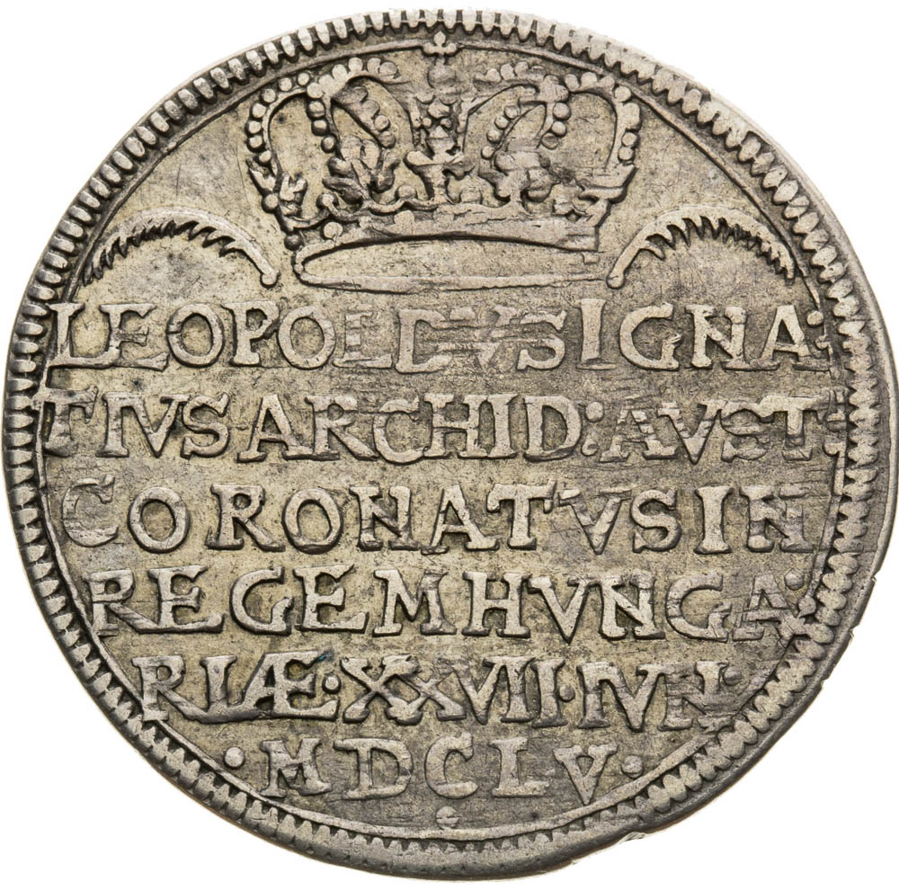 Silver Token 1655 - front