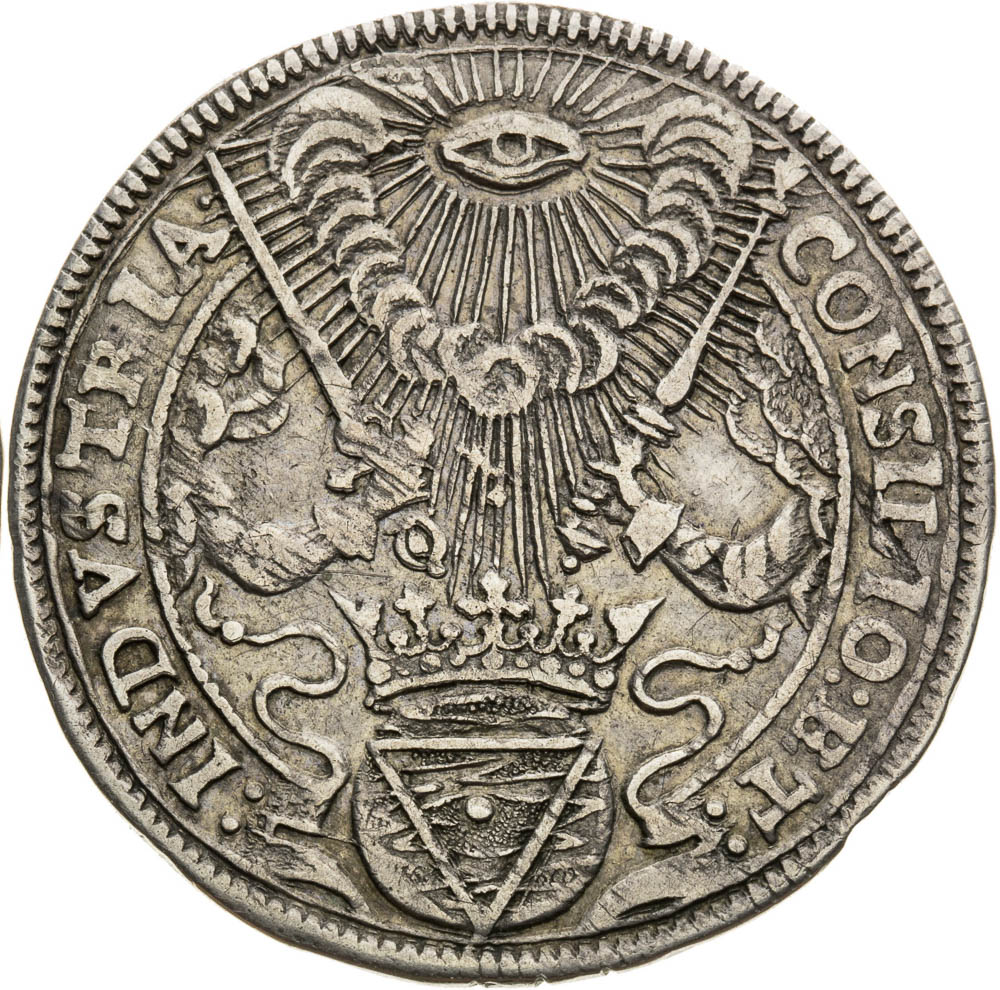 Silver Token 1655 - back