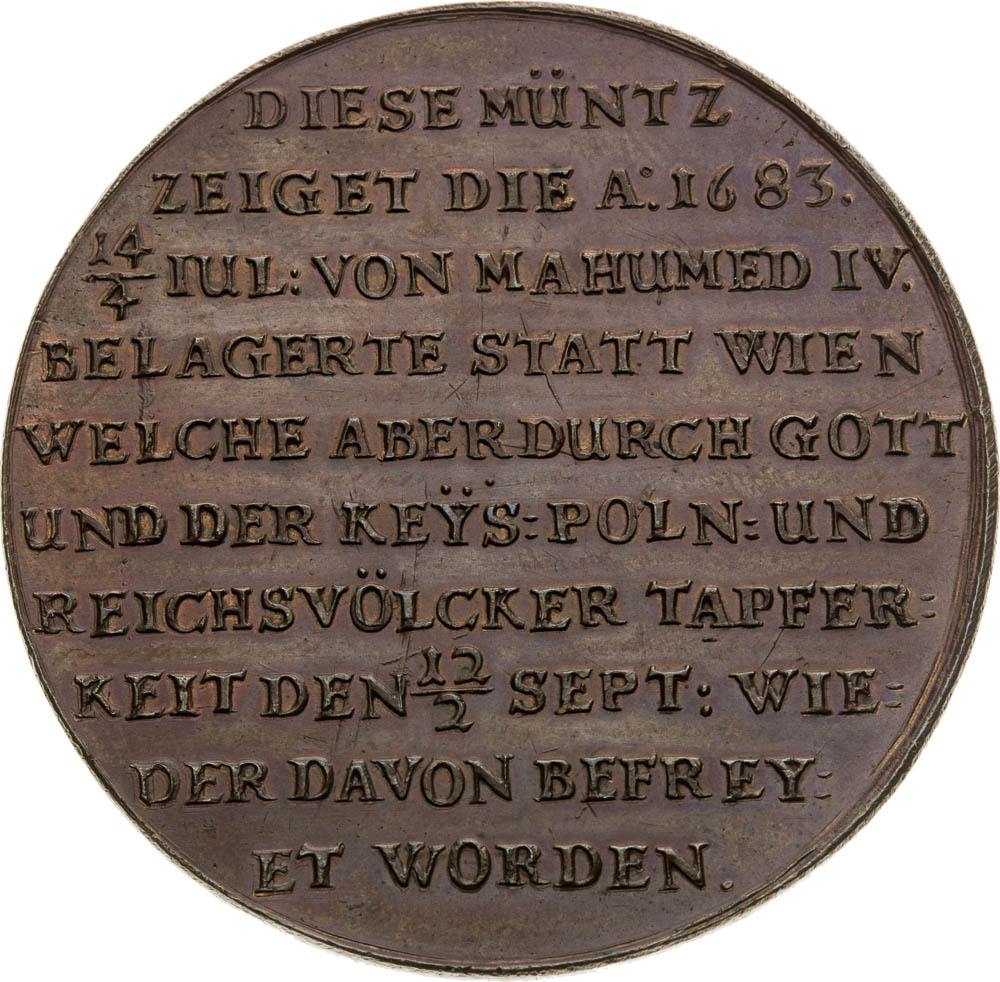 Medal 1683 - back