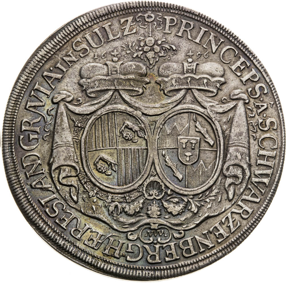 Thaler 1696 - back