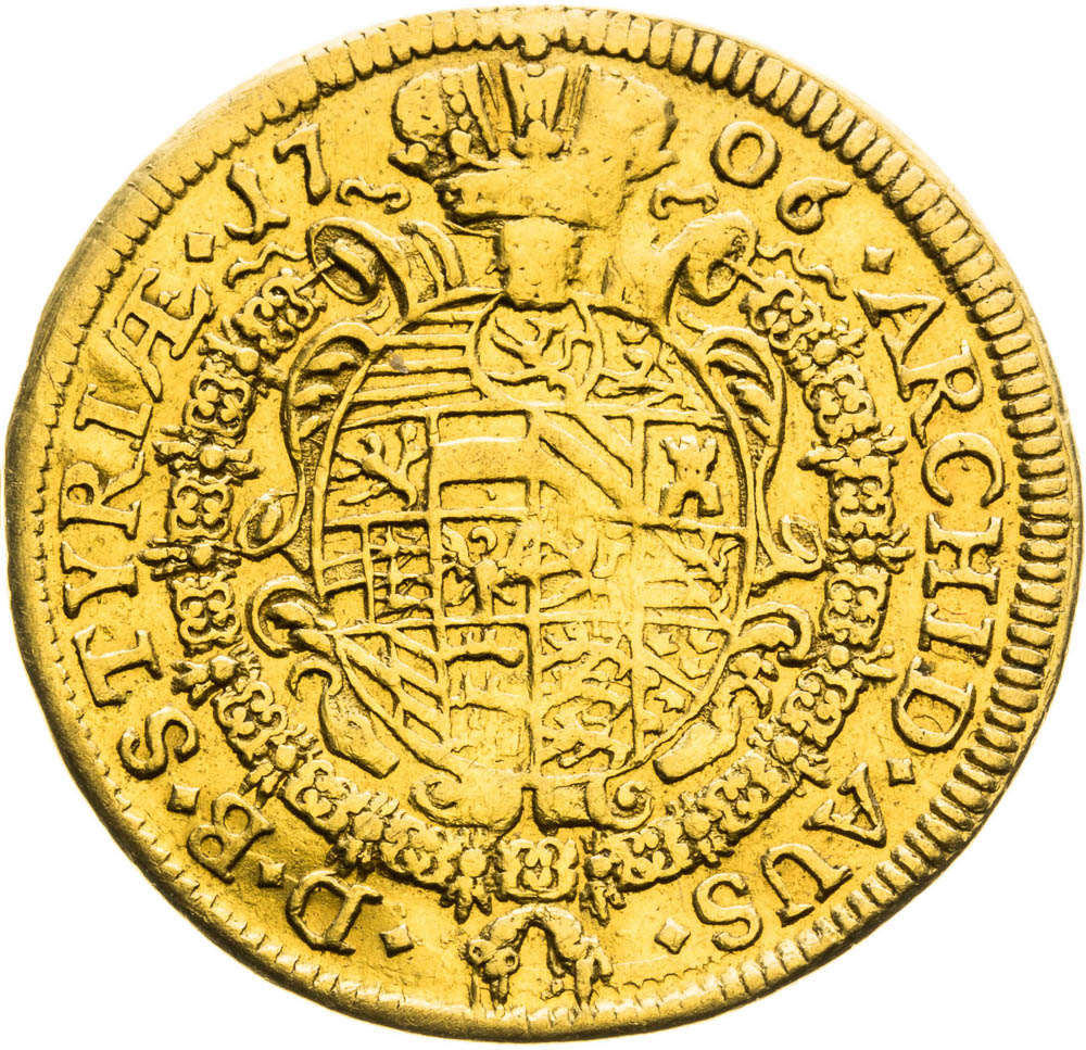 Ducat 1706 - back