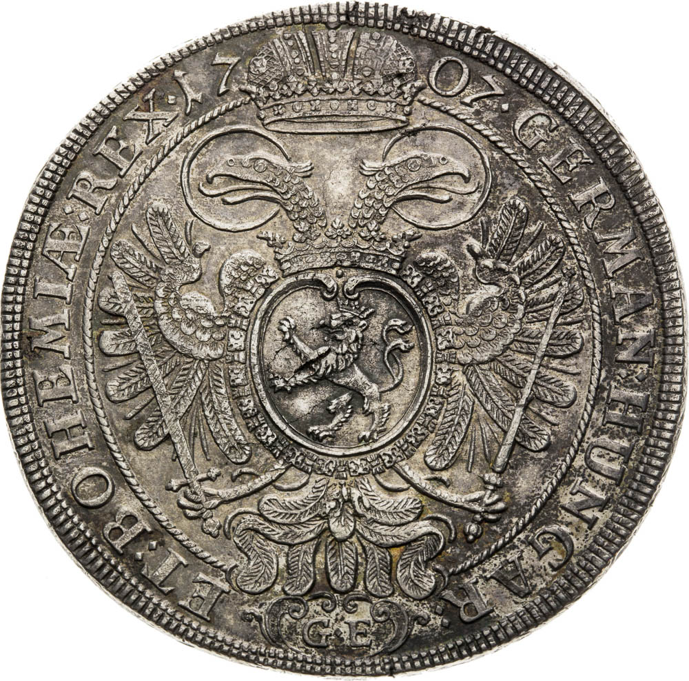 Thaler 1707 - back