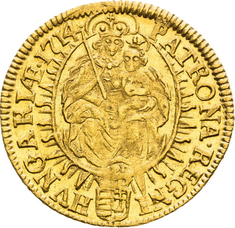 Ducat 1714 - back