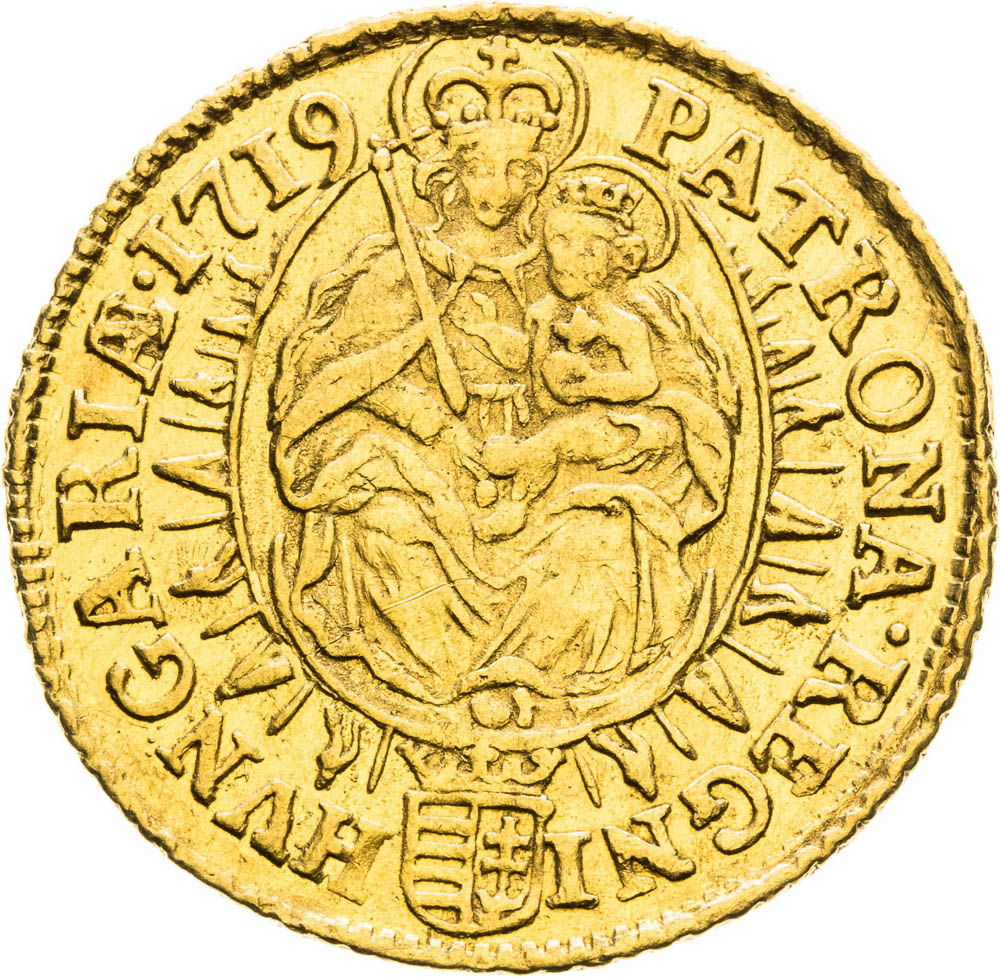 Ducat 1719 - back