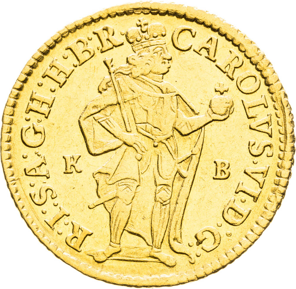 Ducat 1730 - front