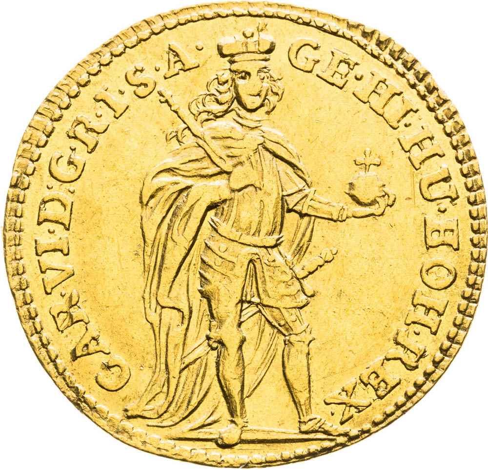 Ducat 1740 - front