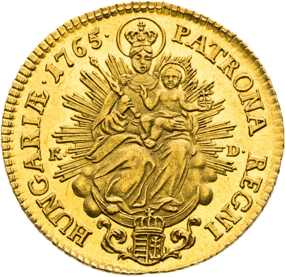 2 Ducats 1765 - back