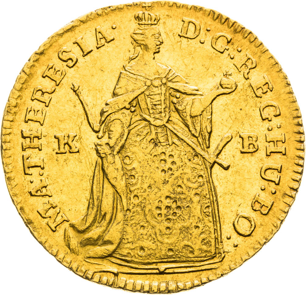 Ducat 1742 - front