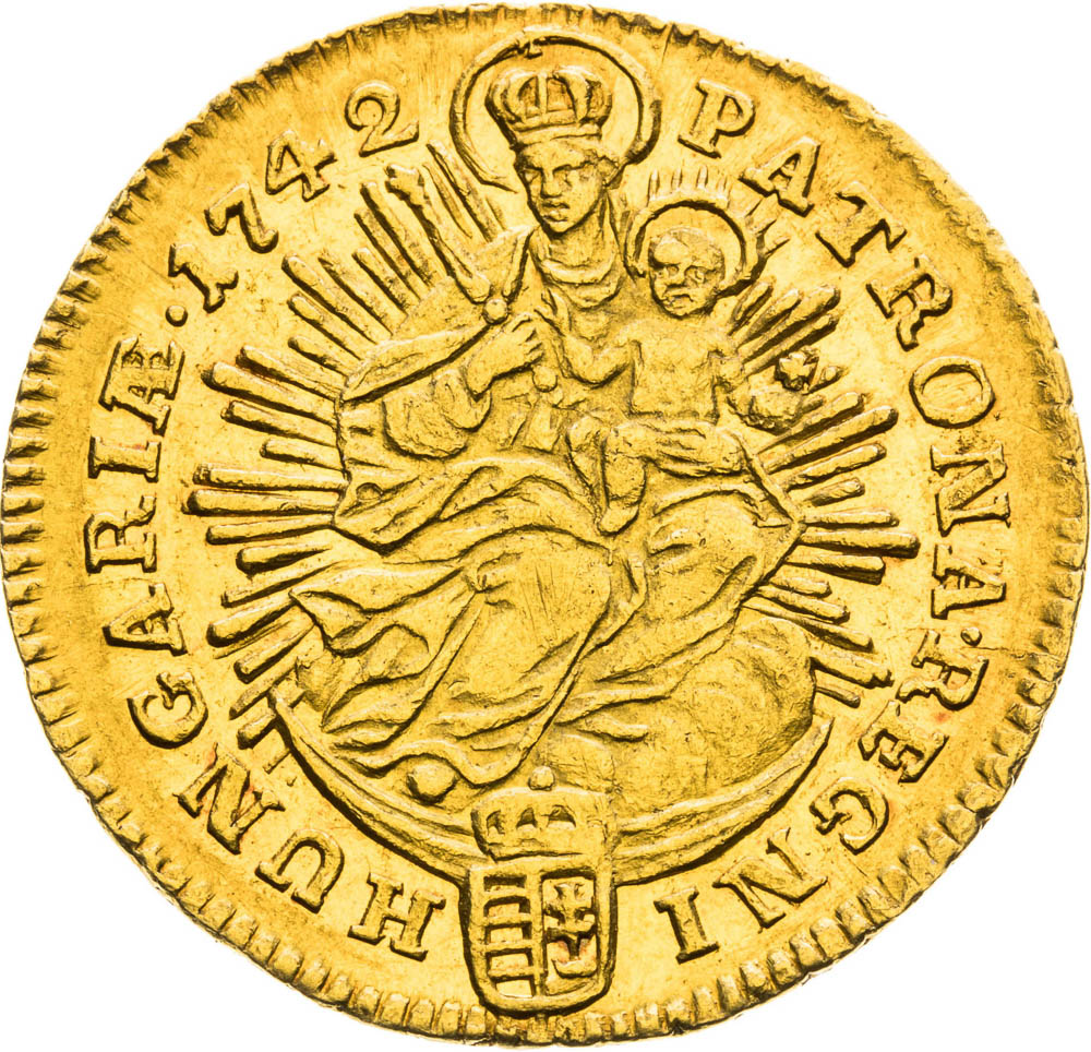 Ducat 1742 - back