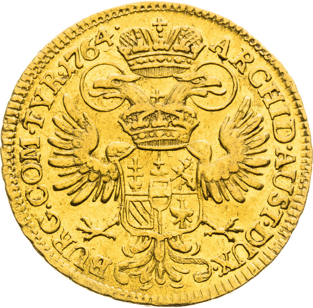 Ducat 1764 - back