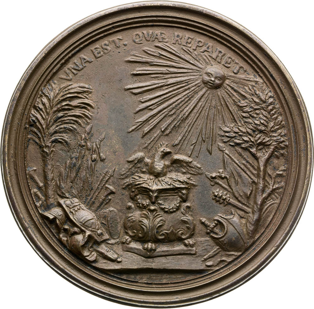 Medal 1743 - back