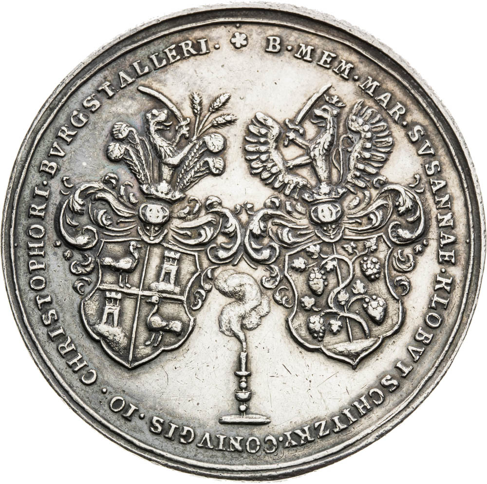 Silver medal 1748 - front