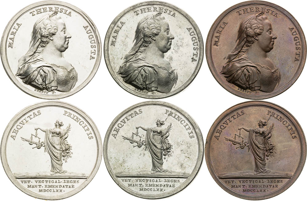 Medals 1770 (3 pcs) - front