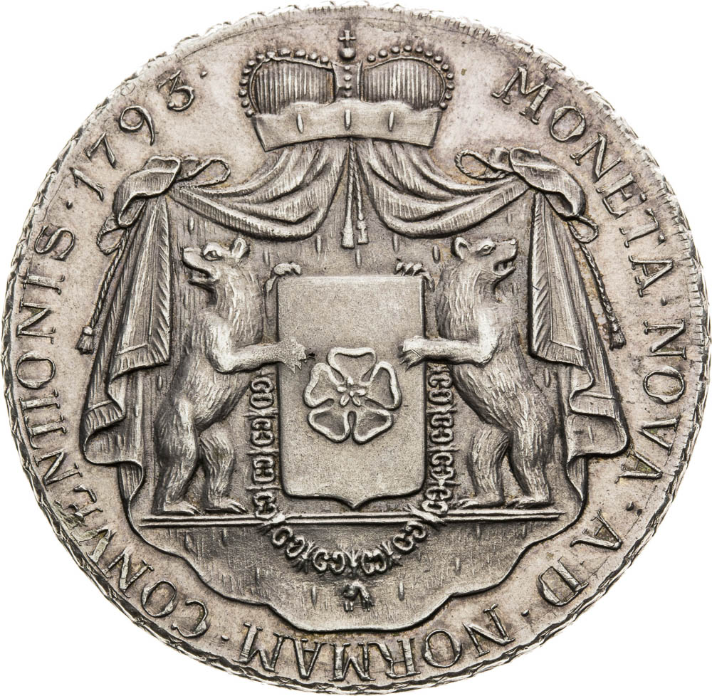 Thaler 1793 - back
