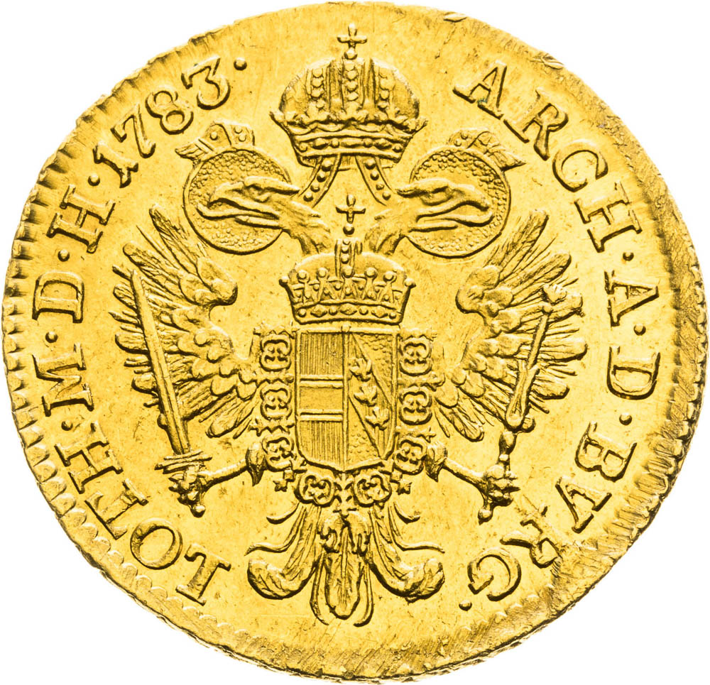 Ducat 1783 - back