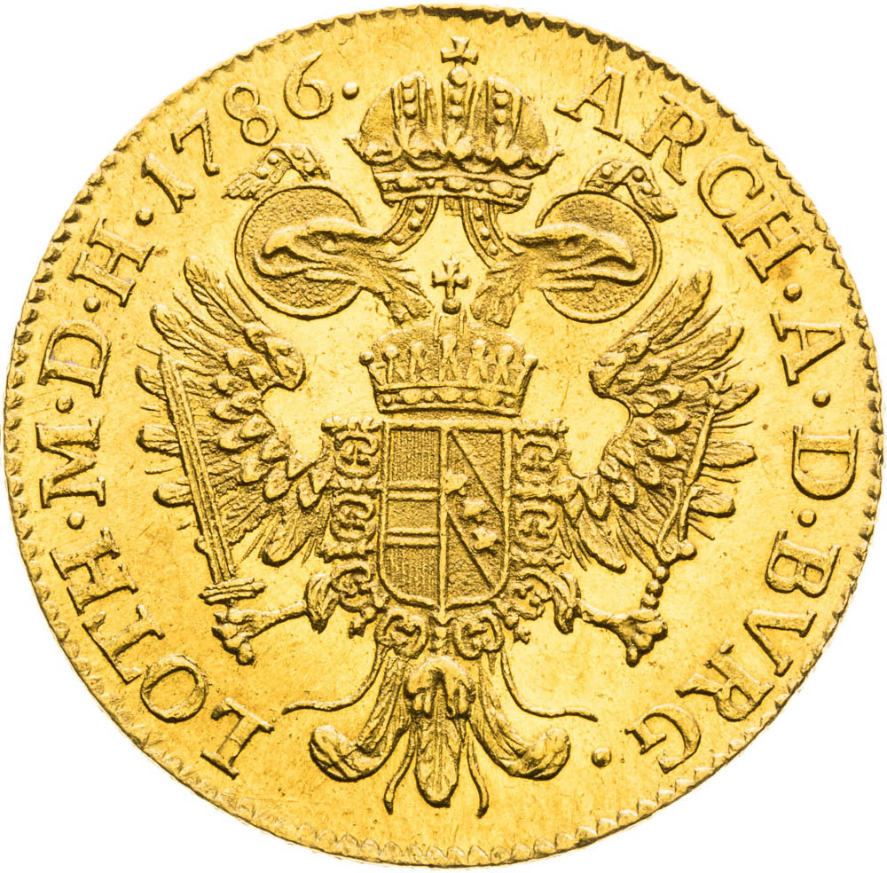 Ducat 1786 - back