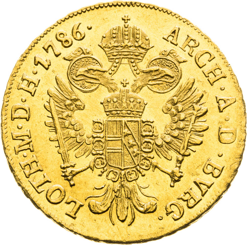 Ducat 1786 - back