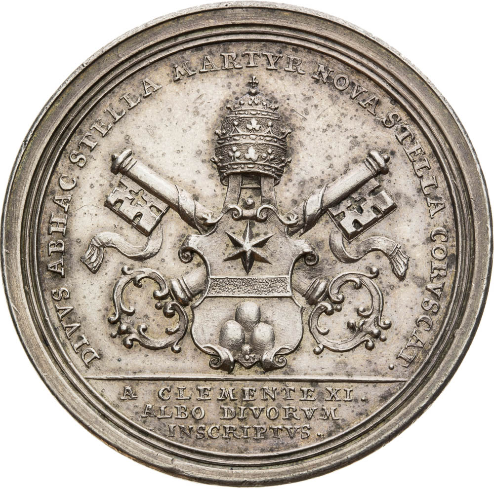Silver Medal (1720) - back