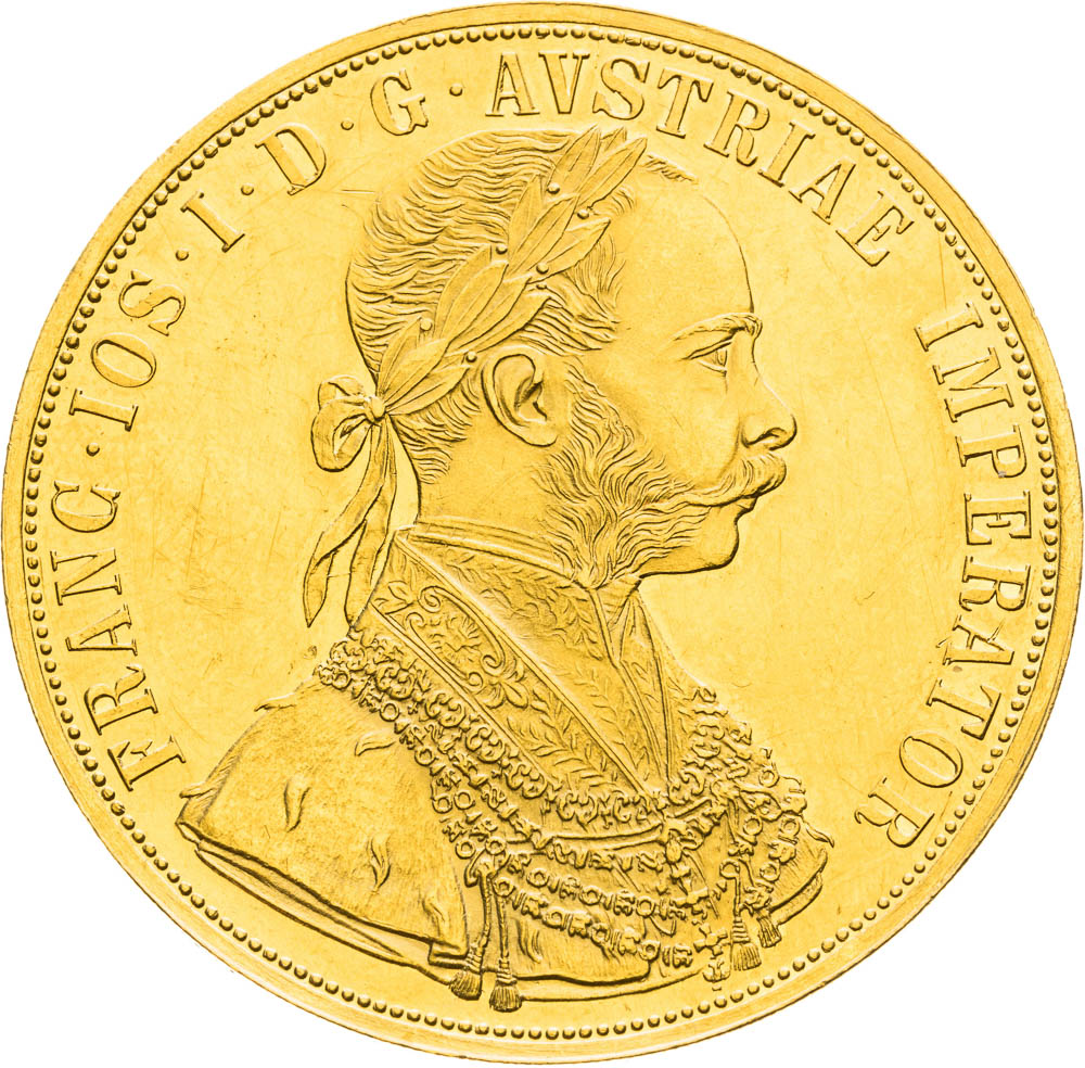4 Ducats 1883 - front