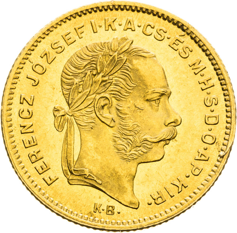 4 Forint 1870 - front