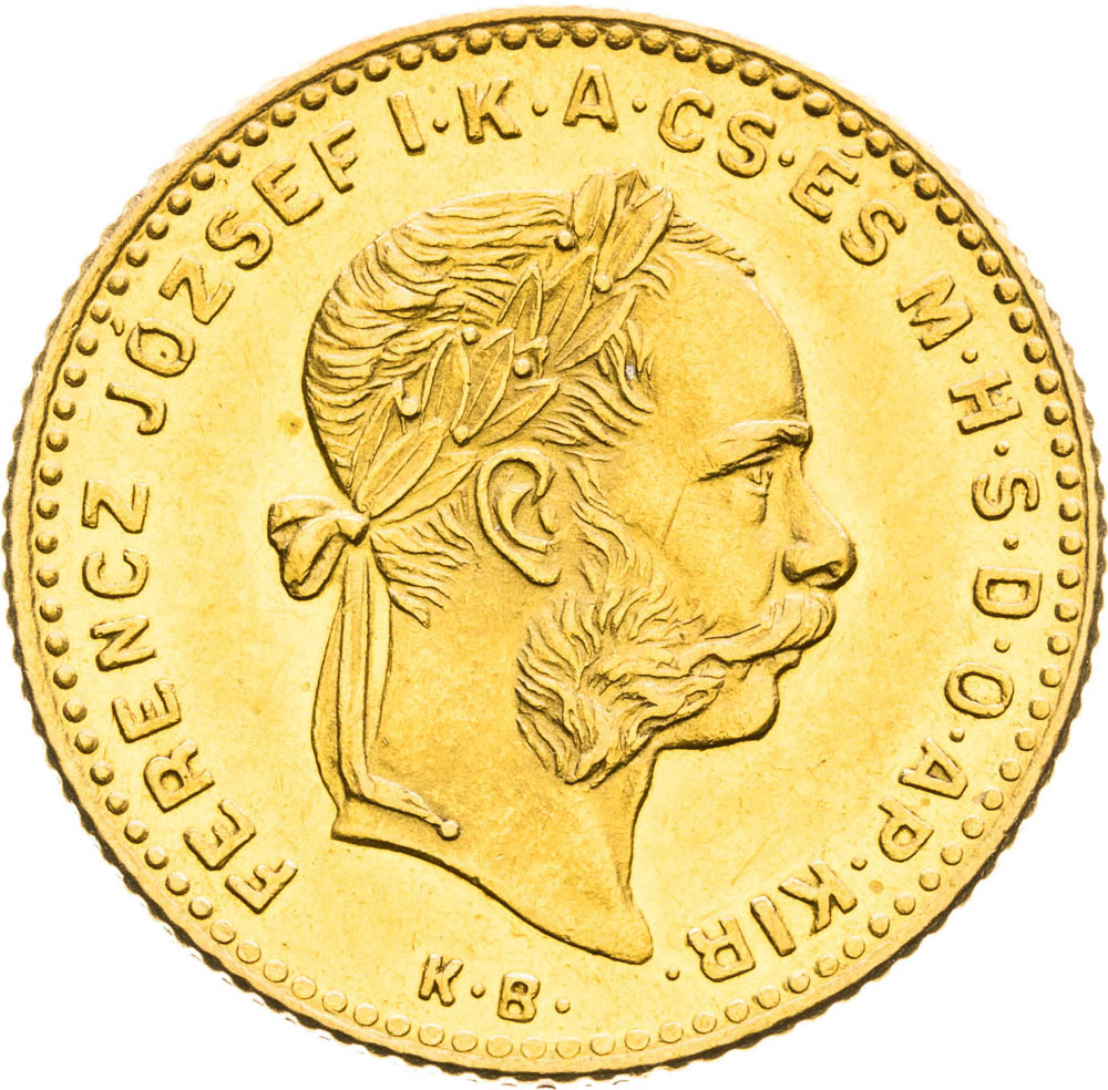 4 Forint 1889 - front