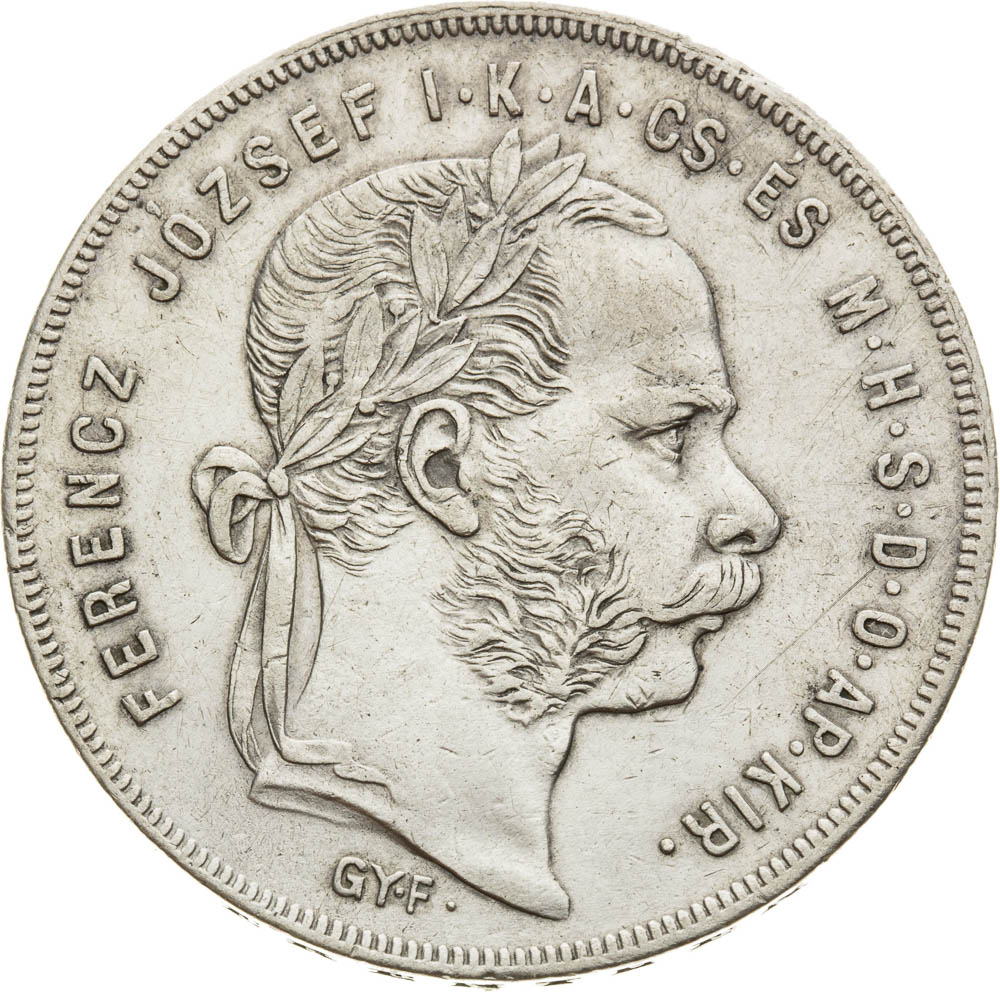 Gulden 1871 - front