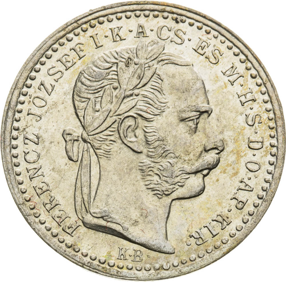 10 Kreutzer 1887 - front