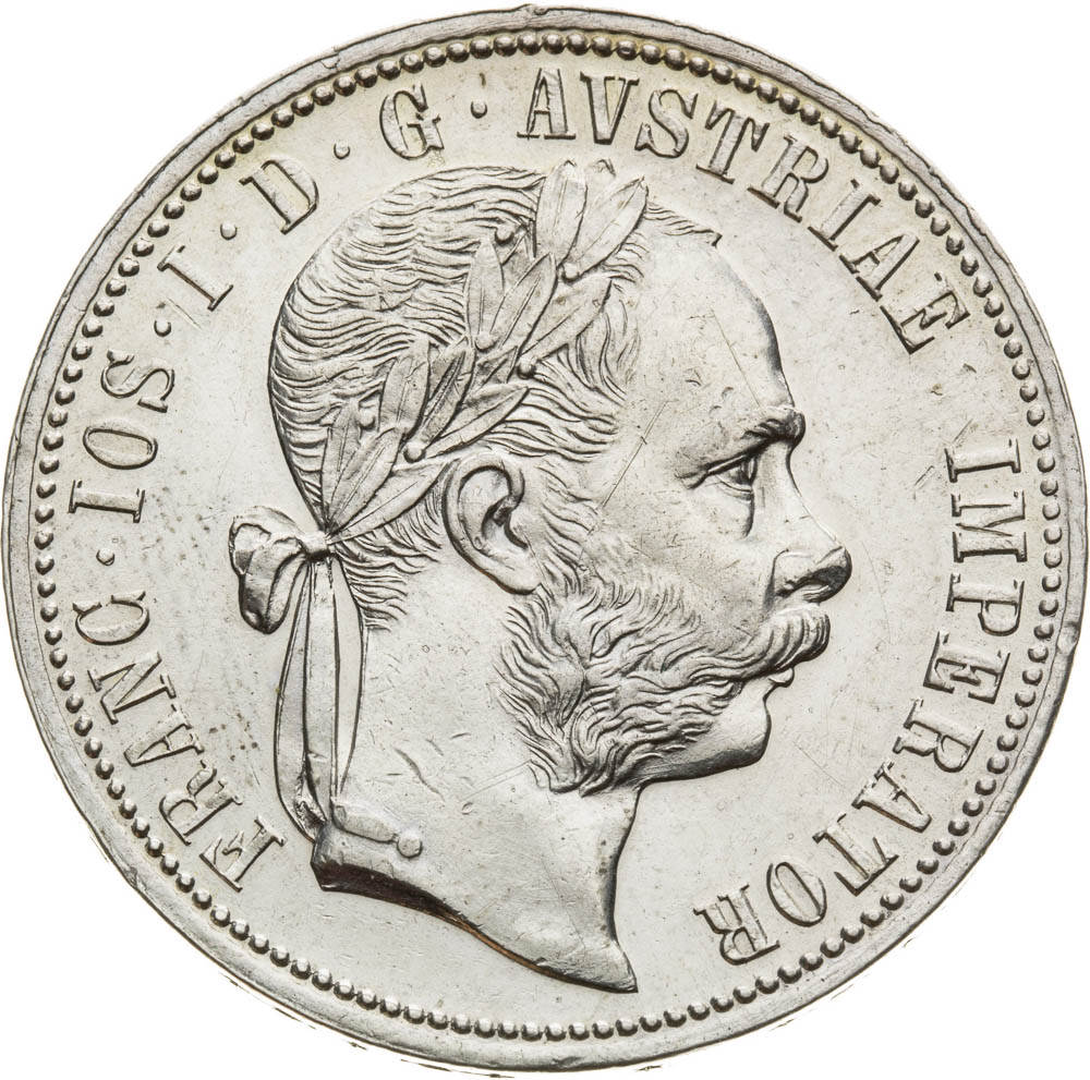 Gulden 1875 - front