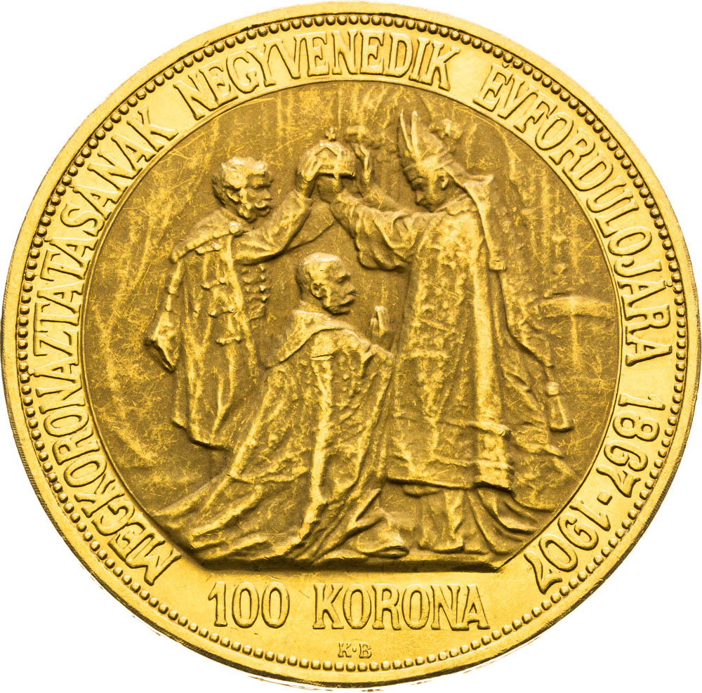 100 Corona 1907 - back