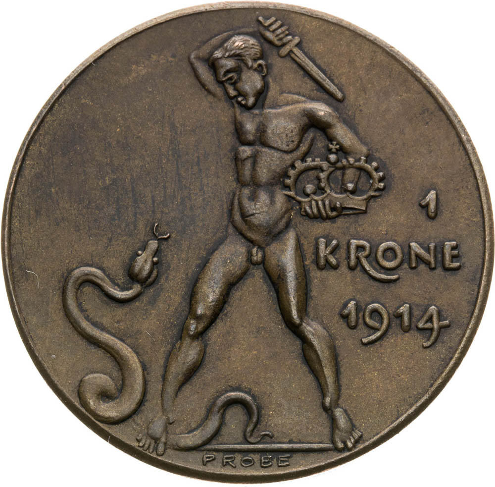Corona 1914 (pattern strike) - back