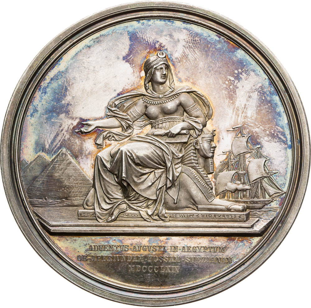 Silver Medal 1869 - back