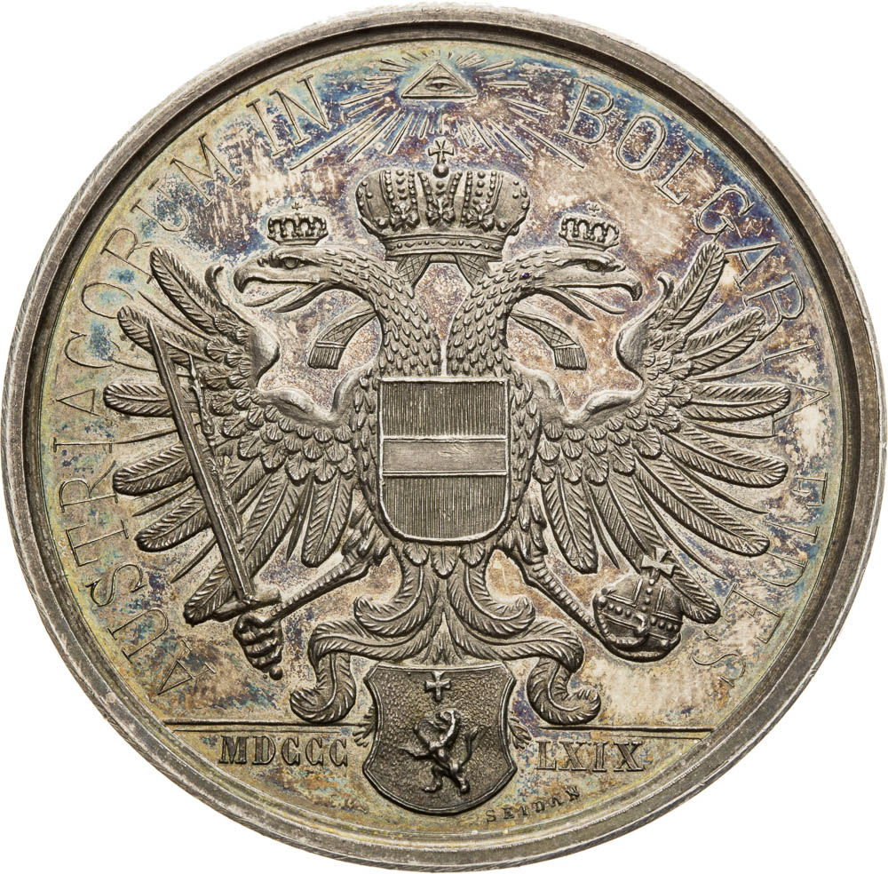 Silver Medal 1869 - front