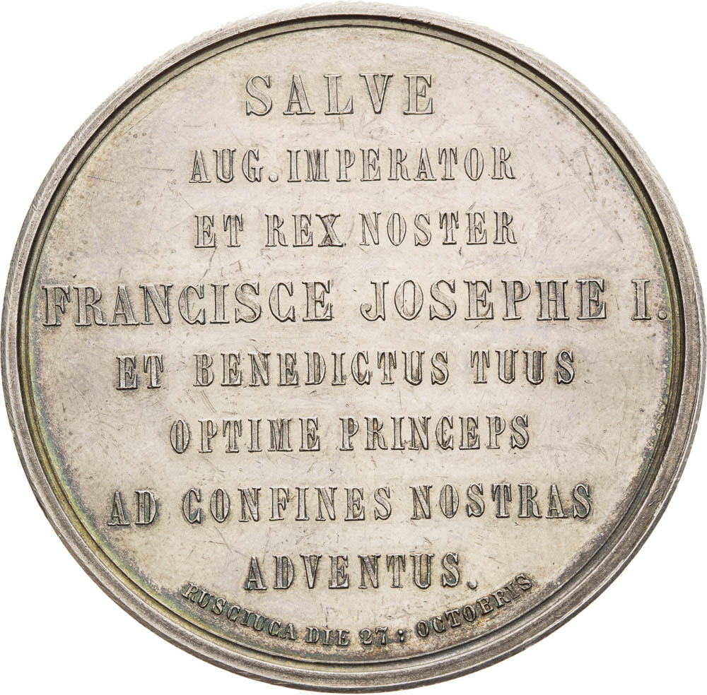 Silver Medal 1869 - back