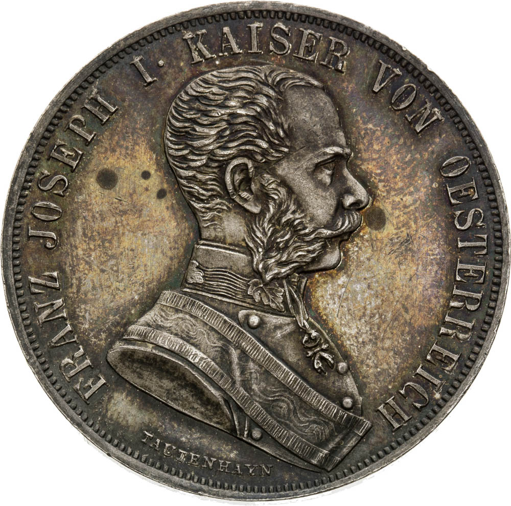 Silver Medal 1870 (Gulden) - front
