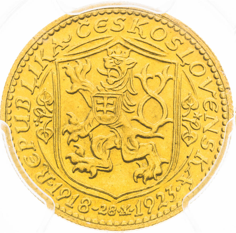 Ducat 1923 (numbered) - front