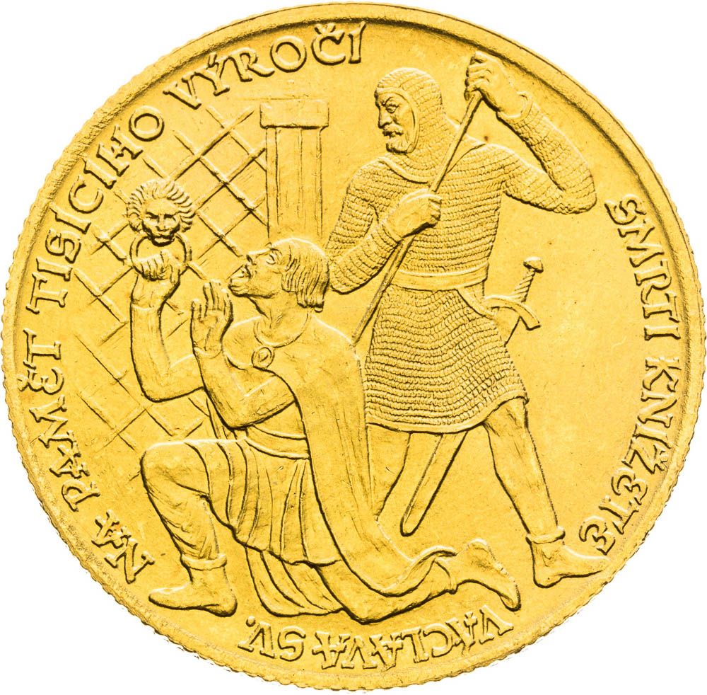 Gold Medal 1929 (3 Ducats) - back