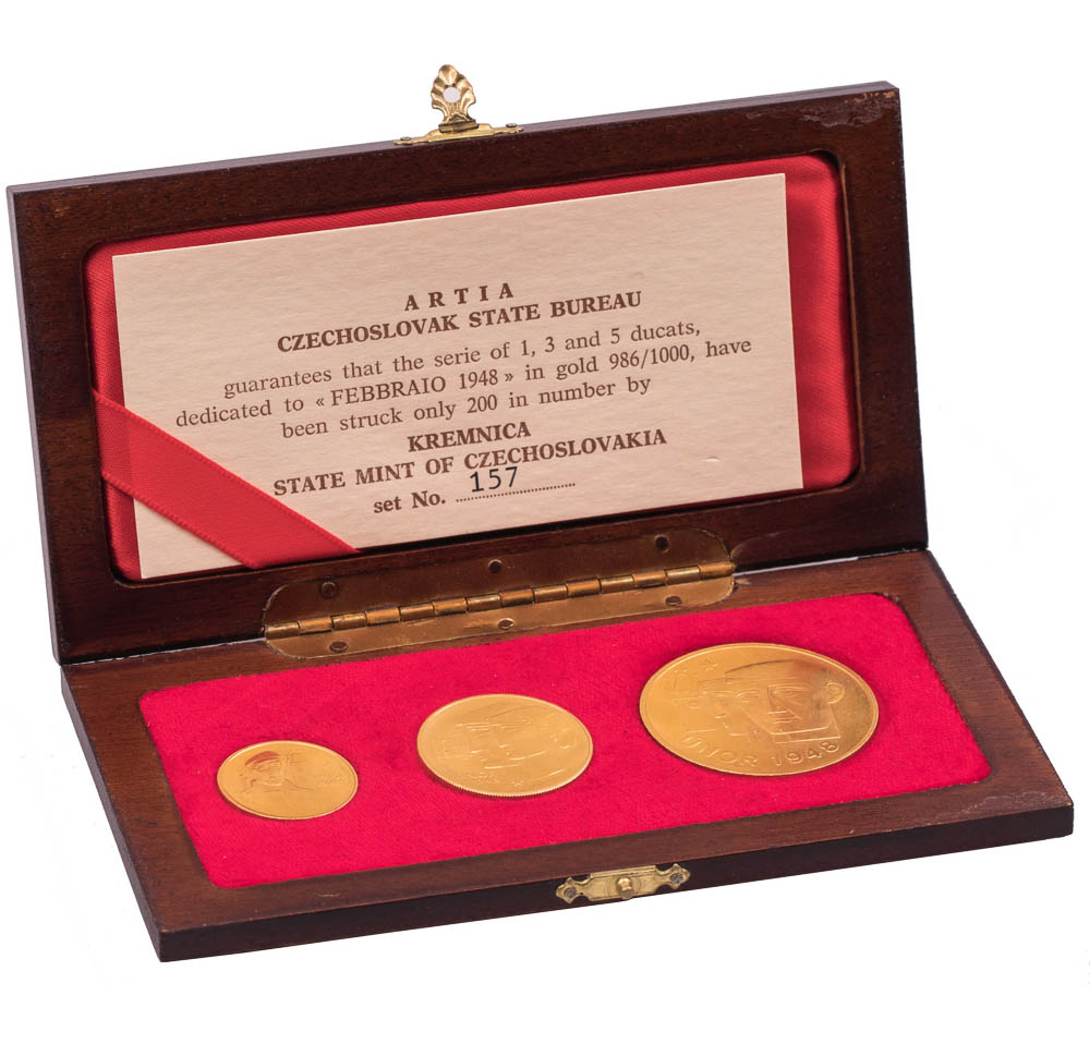 Set of gold Medals 1968 (3 pcs) - back
