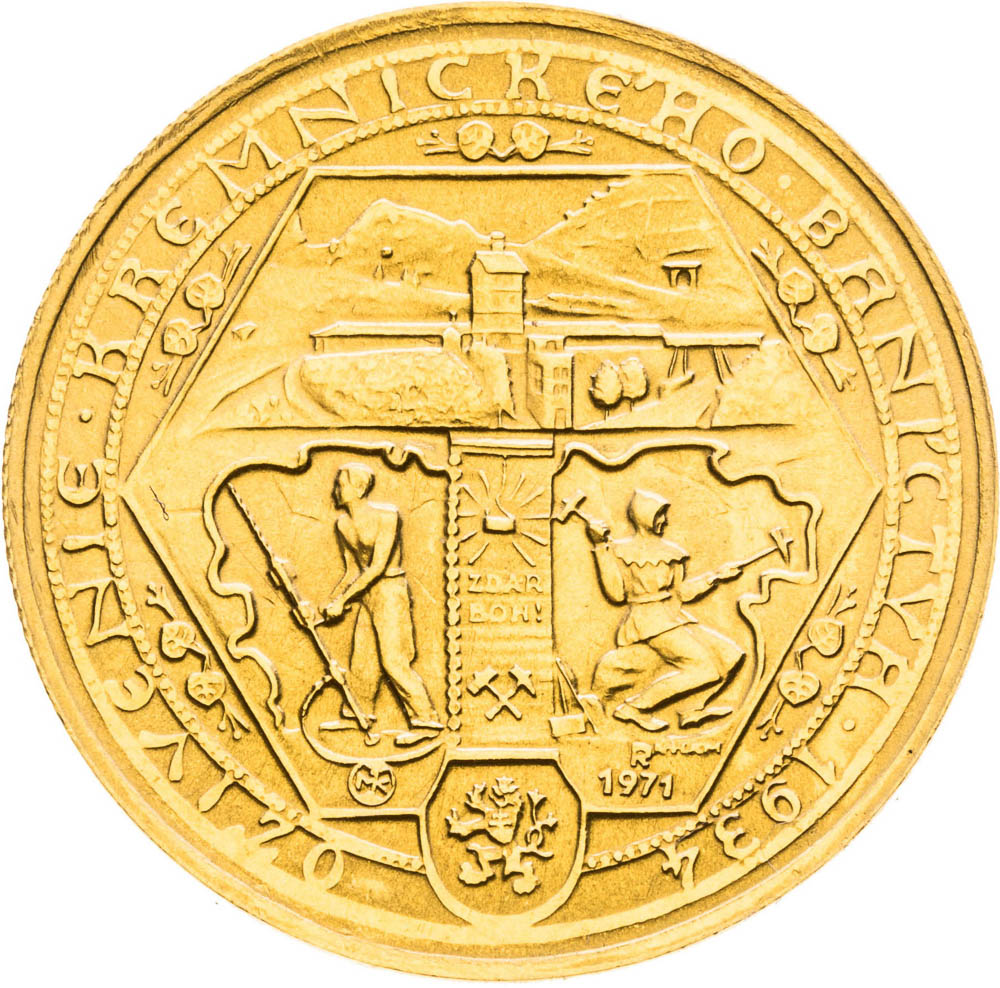 Gold Medal 1934/1971 (Ducat) - back