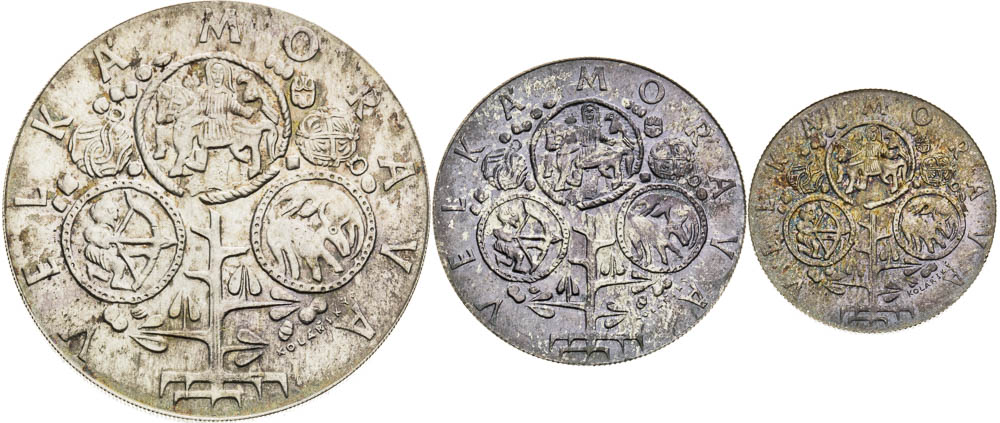 Set of Silver Medals 1972 (3 pcs) - front