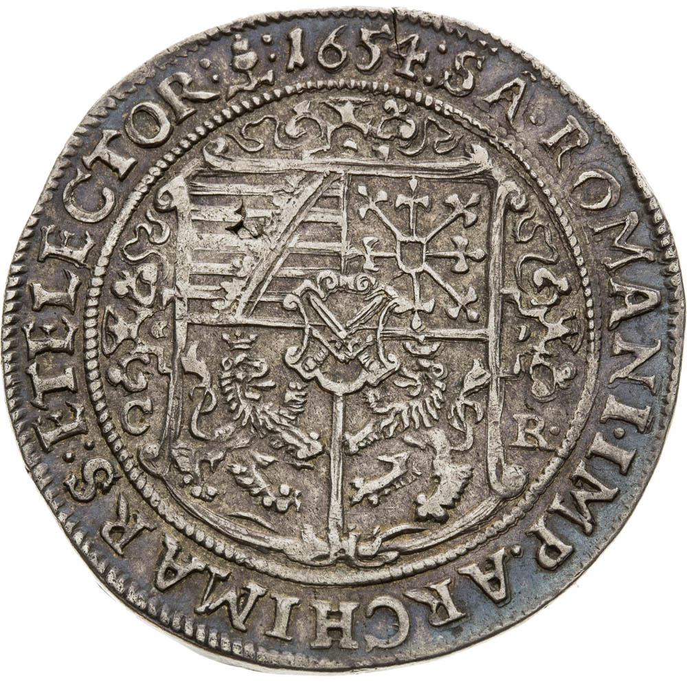 1/2 Thaler 1654 - back