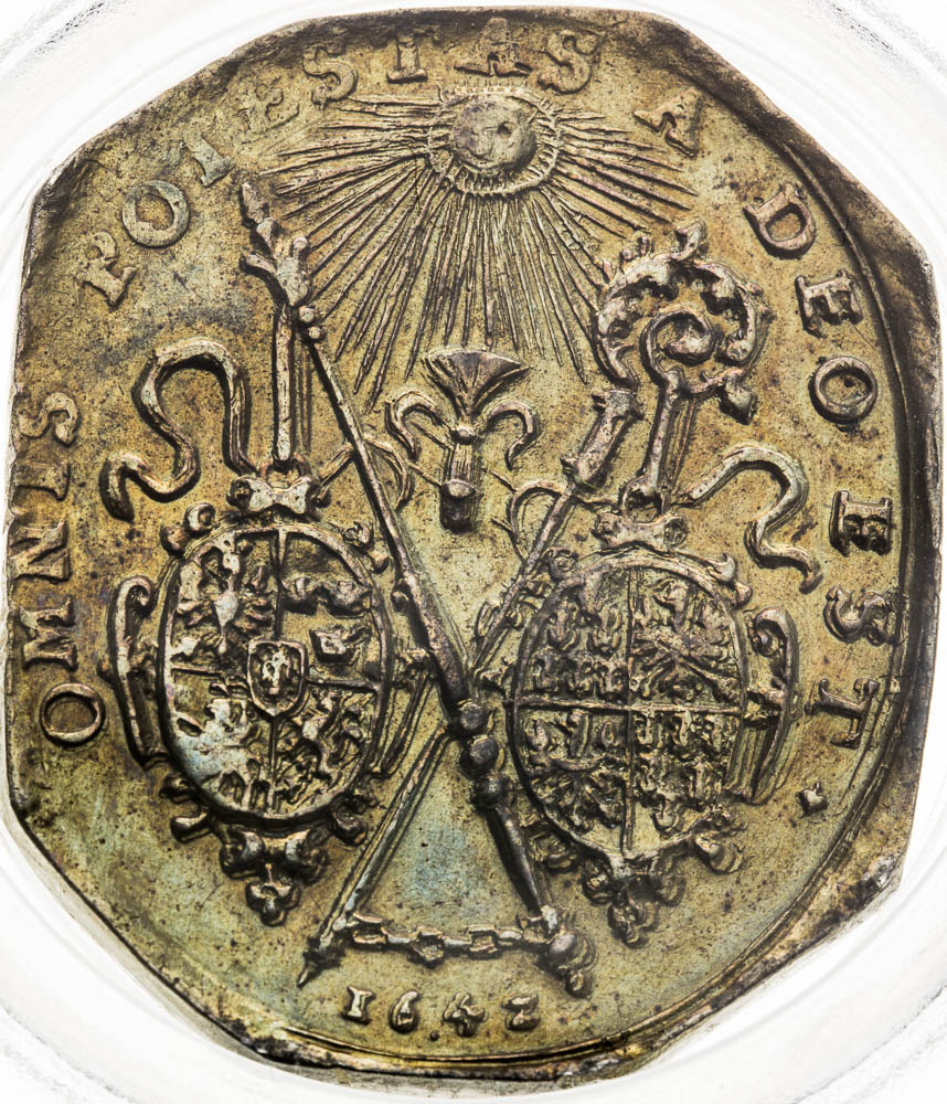Silver Medal 1642 - back