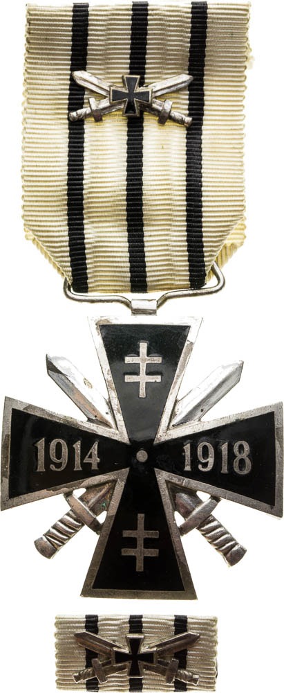 Symbolic replace, Great War Cross, VI. Class - front