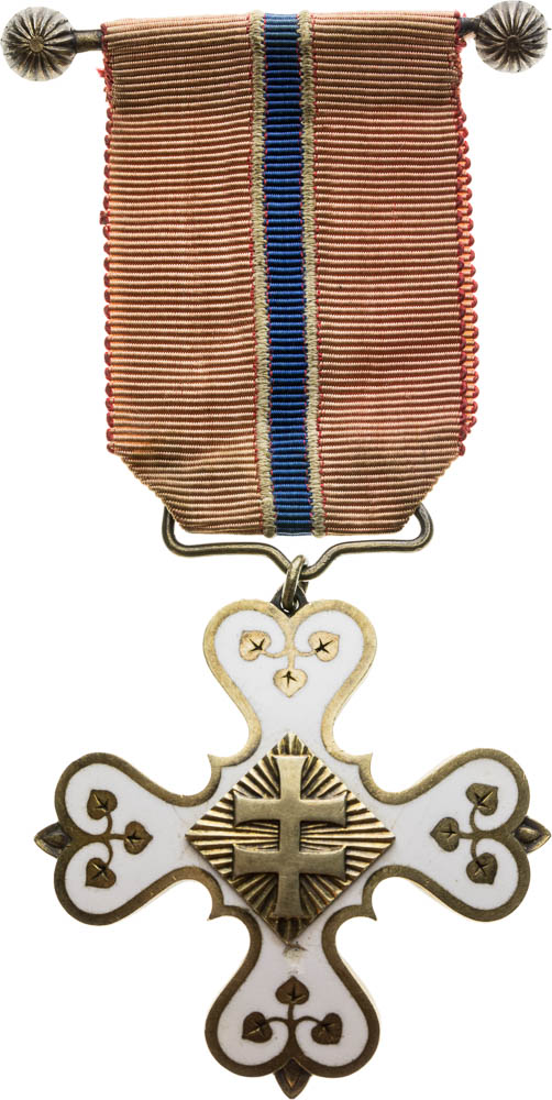 Silver Merit cross for state protection - front